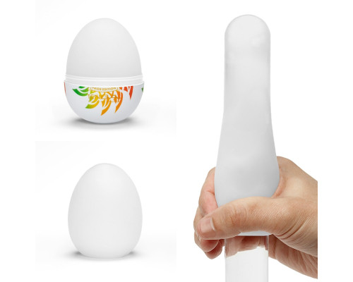 Мастурбатор-яйце Tenga Egg Shiny II Pride Edition, щільний TPE, пробник лубриканту 5 мл, лімітована серія