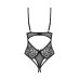Тедді з доступом Obsessive Blomentis crotchless teddy, XS/S, прозоре, відкрита спина, низ-стрінги
