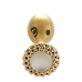 Металева анальна пробка LOCKINK SEVANDA Pearl Rose-shape Anal Plug, зі штучною перлиною