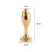 Металева анальна пробка LOCKINK SEVANDA Pearl Rose-shape Anal Plug, зі штучною перлиною