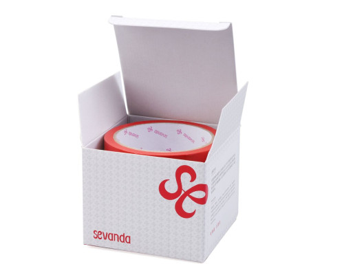 Скотч для бондажу LOCKINK SEVANDA Electrostatic Tape, червона, 16 м