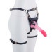 Страпон LOCKINK SEVANDA Queen Sheba Strapon Pink Dildo, регульовані кріплення, силіконовий дилдо