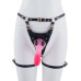 Страпон LOCKINK SEVANDA Queen Sheba Strapon Pink Dildo, регульовані кріплення, силіконовий дилдо