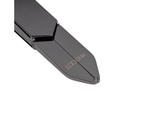 Регульована шльопалка LOCKINK Adjustable Slapper for Impact Play, чорна, натуральна шкіра