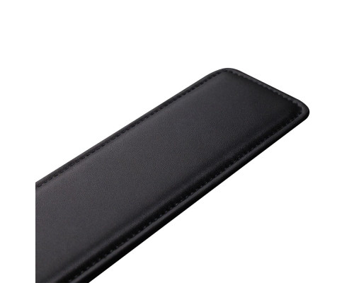 Паддл LOCKINK SEVANDA Braided-handle Spanking Paddle, чорно-червоний, гладенький, з плетінням на ручці