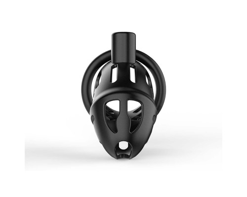 Клітка для пеніса LOCKINK SEVANDA Naja-Cobra Chastity Cage, чорна, 3 кільця різних розмірів