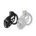 Клітка для пеніса LOCKINK SEVANDA Naja-Cobra Chastity Cage, чорна, 3 кільця різних розмірів