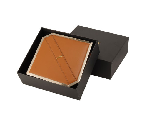 Сумка для секс-іграшок LOCKINK Mysterious Square Kink Bag, коричнева, набір для бондажу в комплекті
