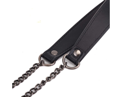 Сумка для секс-іграшок LOCKINK Mysterious Square Kink Bag, чорна, набір для бондажу в комплекті