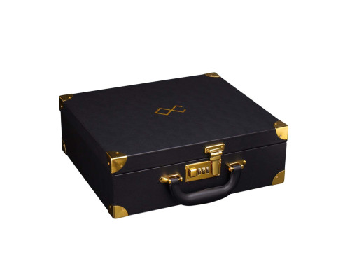 БДСМ-набір LOCKINK Moonlight Treasure Chest, чорний, натуральна шкіра
