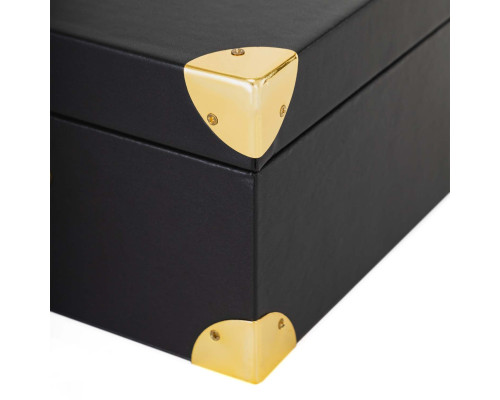 БДСМ-набір LOCKINK Moonlight Treasure Chest, коричневий, натуральна шкіра