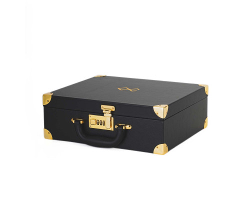 БДСМ-набір LOCKINK Moonlight Treasure Chest, коричневий, натуральна шкіра