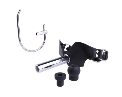 Набір для домінування LOCKINK SEVANDA Objectification Bathroom Set, маска та 4 насадки