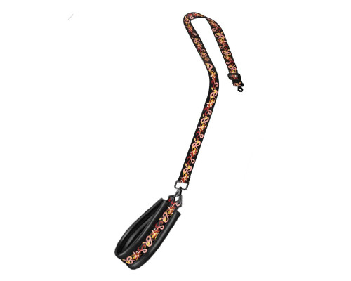 БДСМ-набір LOCKINK The Flowering Serpent Bondage Set, чорний, з малюнком у вигляді змій, 7 предметів