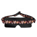 БДСМ-набір LOCKINK The Flowering Serpent Bondage Set, чорний, з малюнком у вигляді змій, 7 предметів