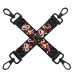БДСМ-набір LOCKINK The Flowering Serpent Bondage Set, чорний, з малюнком у вигляді змій, 7 предметів