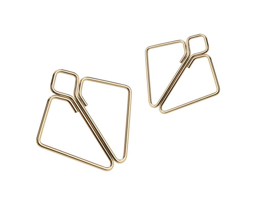 SX0844 Затискачі для сосків з важкою підвіскою LOCKINK Nipple Clamps with Heavy Pendant, золотисті
