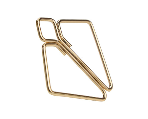 SX0844 Затискачі для сосків з важкою підвіскою LOCKINK Nipple Clamps with Heavy Pendant, золотисті
