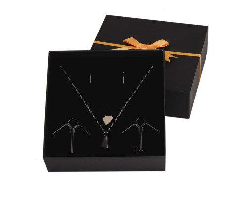 Затискачі для сосків з важкою підвіскою LOCKINK Nipple Clamps with Heavy Pendant, сріблясті