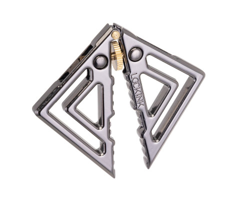 Затискачі для сосків з важкою підвіскою LOCKINK Adjustable Nipple Clamps with Heavy Pendant, під срібло