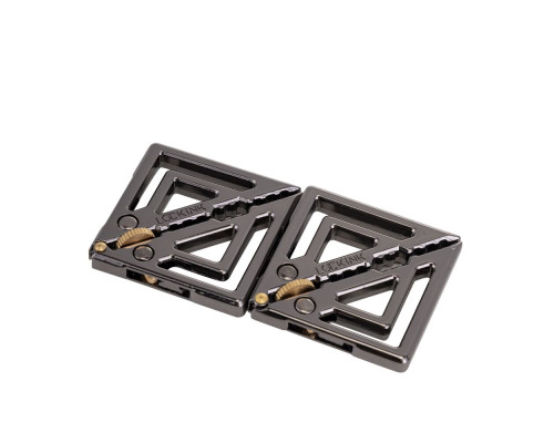 Затискачі для сосків з важкою підвіскою LOCKINK Adjustable Nipple Clamps with Heavy Pendant, під срібло