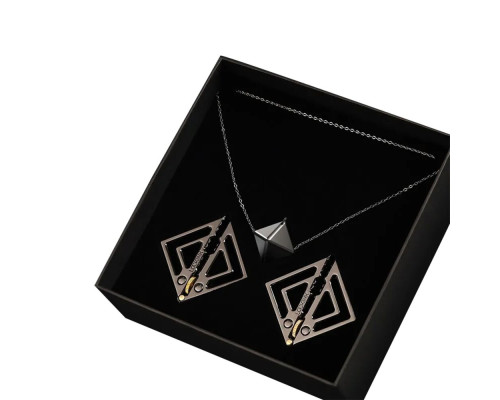 Затискачі для сосків з важкою підвіскою LOCKINK Adjustable Nipple Clamps with Heavy Pendant, під срібло