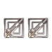 Затискачі для сосків з легкою підвіскою LOCKINK Adjustable Nipple Clamps with Light Pendant, сріблясті