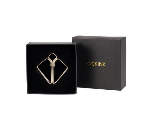 Затискачі для сосків LOCKINK Minimalism Nipple Clamps, золотисті