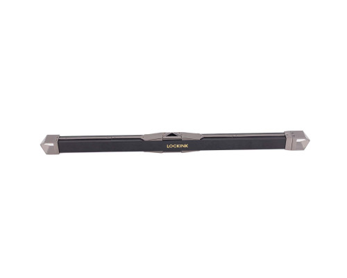 Фіксатор-розпірка LOCKINK Adjustable Spreader Bar Set, чорний, шкіряний, ремені для шиї, рук/ніг