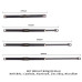 Фіксатор-розпірка LOCKINK Adjustable Spreader Bar Set, чорний, шкіряний, ремені для шиї, рук/ніг