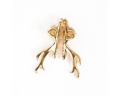 Затискачі для сосків LOCKINK SEVANDA Stag Adjustable Nipple Clamps, золотисті, зі знімними підвісками