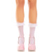 Шкарпетки ажурні Leg Avenue Mini Bow Lace Anklet, білі, з рюшами, декор — бантики
