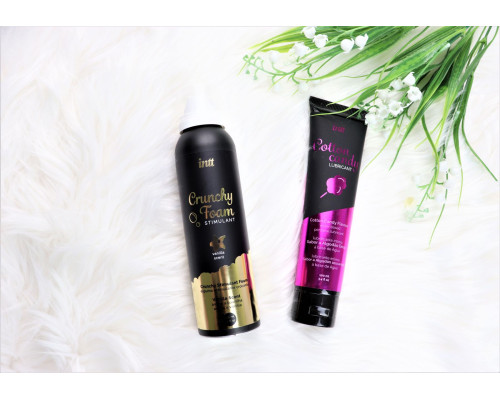 INTT Promo 2: Масажна піна Crunchy Foam Vanilla (150 мл) + змазка Cotton Candy (100 мл) безкоштовно