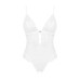 Эротическое полупрозрачное боди Obsessive Heavenlly crotchless teddy M/L (мятая упаковка!!!)