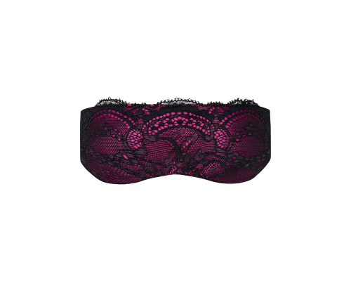 Атласна маска для сну Obsessive Roseberry mask, pink (м'ята упаковка!!!)