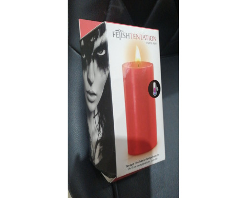 БДСМ cвеча низкотемпературная Fetish Tentation SM Low Temperature Candle Red (испорчена упаковка!!!)