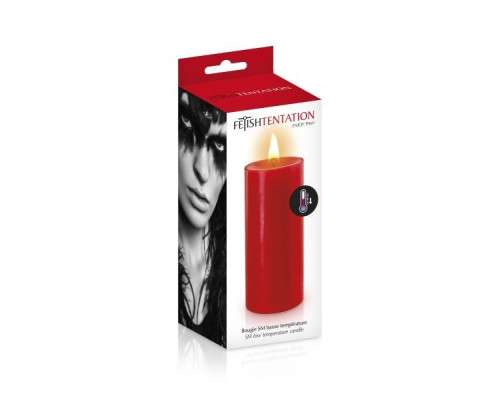 БДСМ cвеча низкотемпературная Fetish Tentation SM Low Temperature Candle Red (испорчена упаковка!!!)