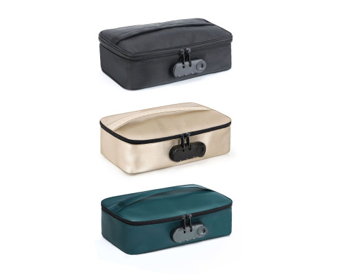 Кейс для іграшок Dorcel DISCREET BOX LUXURY GREEN, кодовий замок, 27×16×7,62 см