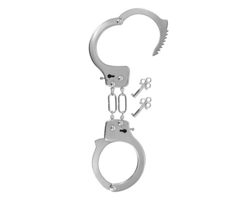 Строгі металеві наручники Fetish Tentation Soft adjustable metal wrist cuffs