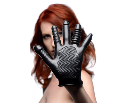 Рукавичка з різними текстурами Master Series Pleasure Poker Textured Glove