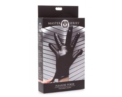 Рукавичка з різними текстурами Master Series Pleasure Poker Textured Glove