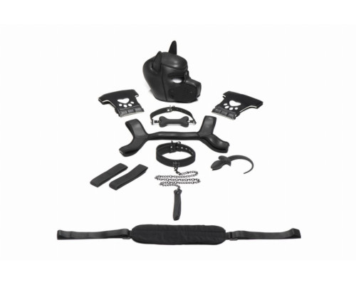 Набір BDSM цуценя Master Series Luxury Pup Arsenal Set - Black