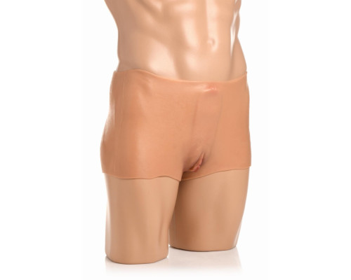 Накладна вагіна Master Series Silicone Vagina + Butt Panties - Large
