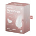 Вібратор для зовнішньої стимуляції Satisfyer Dew Drop White, 2 мотори, 12 режимів, м’який корпус