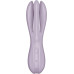 Кліторальний вібратор Satisfyer Threesome 2 Violet, 3 гнучкі пальчики, 3 мотори