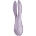 Кліторальний вібратор Satisfyer Threesome 2 Violet, 3 гнучкі пальчики, 3 мотори