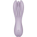 Кліторальний вібратор Satisfyer Threesome 2 Violet, 3 гнучкі пальчики, 3 мотори