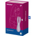 Кліторальний вібратор Satisfyer Threesome 2 Violet, 3 гнучкі пальчики, 3 мотори