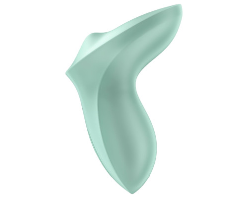 Вібратор для клітора з перлинною стимуляцією Satisfyer Exciterrr Mint, 2 незалежні мотори