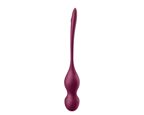 Смарт-вагінальні кульки з вібрацією Satisfyer Love Birds Vary Connect App, змінювана маса, пульт ДК